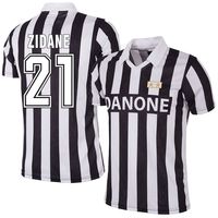 Juventus Retro Shirt 1992-1993 + Zidane 21 (Retro Fan Style)