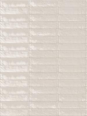 Emil Total Brick EH6D Wandtegel Brick 060X240 Bianco 9,5mm Glans