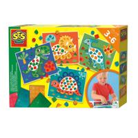 SES ik leer dino's mozaïeken