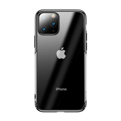 Voor iPhone 11 Pro Max Baseus fashion glitter galvaniseren frame PC Case (zwart)