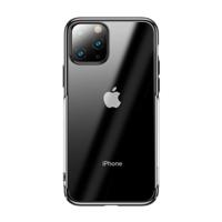 Voor iPhone 11 Pro Max Baseus fashion glitter galvaniseren frame PC Case (zwart)