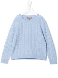 N.PEAL KIDS pull en cachemire biologique - Bleu