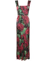alice + olivia Arza maxi-jurk met bloemenprint - Zwart - thumbnail