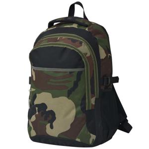 VidaXL 91110 rugzak School rugzak Camouflage Polyester