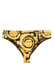 Versace slip à imprimé Barocco - Noir