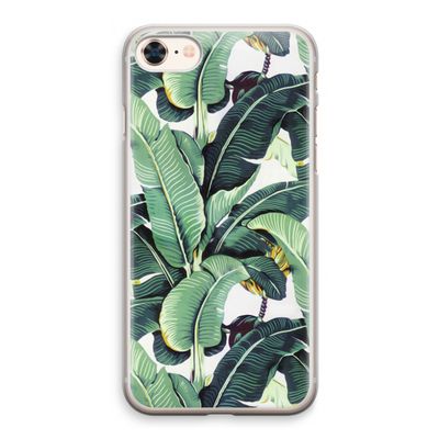 Bananenbladeren: iPhone 8 Transparant Hoesje