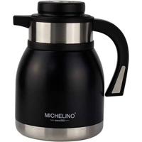 Michelino 54538 - Thermosfles 1,2 liter - dubbelwandig - Geïsoleerde kan - Mario zwart - thumbnail