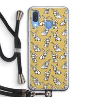 Haas: Samsung Galaxy A40 Transparant Hoesje met koord