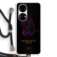Praying For My Haters: Huawei P50 Transparant Hoesje met koord