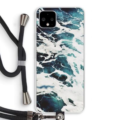 Golven: Pixel 4 XL Transparant Hoesje met koord