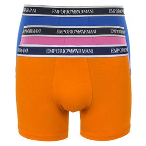 Armani boxershorts oranje-roze-blauw 3-pack