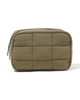 HEMA Toilettas 12x18cm donkergroen