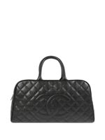 CHANEL Pre-Owned sac à main à coutures logo (2006) - Noir