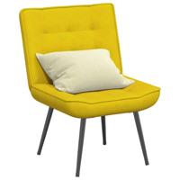 Relaxstoel 64x74x84 cm fluweel geel