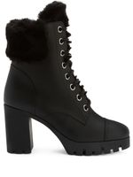 Giuseppe Zanotti bottines Moyra en cuir - Noir - thumbnail