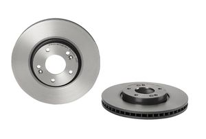 Remschijf COATED DISC LINE BREMBO, Remschijftype: Binnen geventileerd, u.a. für Hyundai, KIA