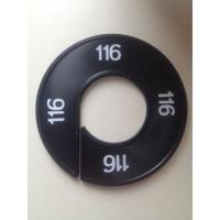 Maatring 9cm zwart/wit 116