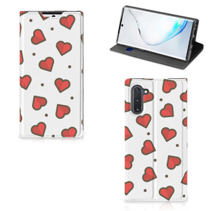 Samsung Galaxy Note 10 Hoesje met Magneet Hearts