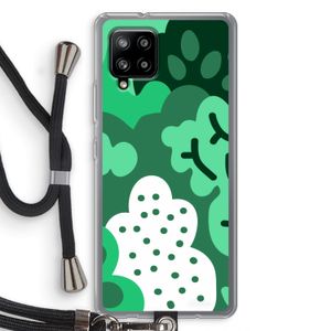 Bushes: Samsung Galaxy A42 5G Transparant Hoesje met koord