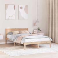 Bedframe Bruin 120 x 190 cm Massief grenenhout