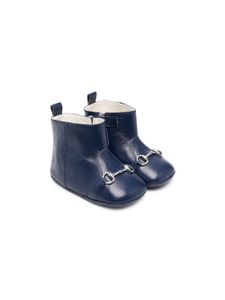 Gucci Kids bottines Aisha à détail de mors - Bleu