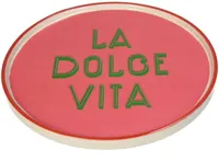Kersten schaal aardewerk la dolce vita 25.5x1.5cm roze