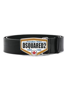 DSQUARED2 Canadian Twins leather belt - Noir