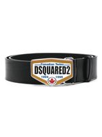 DSQUARED2 Canadian Twins leather belt - Noir - thumbnail