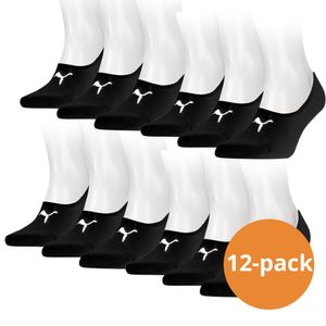 Puma Footies 12-pack Unisex Zwart-43/46