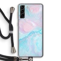 Fantasie pastel: Samsung Galaxy S21 Plus Transparant Hoesje met koord