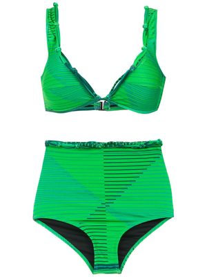 Amir Slama bikini imprimé - Vert
