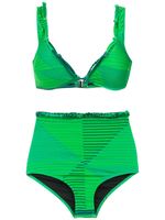 Amir Slama bikini imprimé - Vert - thumbnail