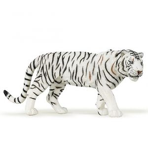 Plastic speelgoed figuur witte tijger 15 cm