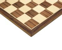 32 cm Walnoot en Esdoorn Schaakbord
