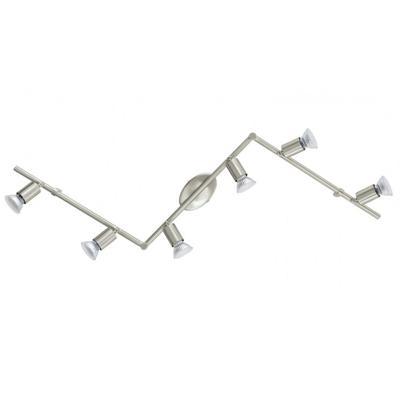 Eglo Led plafondspotBuzz rvs 6-lichts - 92599