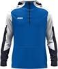 JAKO 6770 Sweater Met Kap Dynamic - Royal/Wit/Marine - S