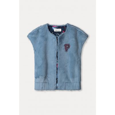 Pom Amsterdam - Blauw | Dames | Gilet | Blauw | 44 | regular | Kamst mode