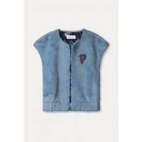 Pom Amsterdam - Blauw | Dames | Gilet | Blauw | 46 | regular | Kamst mode
