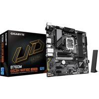 Gigabyte B760M DS3H WF6E GEN5 Moederbord Socket Intel 1700 Vormfactor Micro-ATX Moederbord chipset Intel® B760 Express