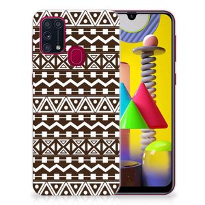 Samsung Galaxy M31 TPU bumper Aztec Brown