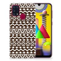 Samsung Galaxy M31 TPU bumper Aztec Brown - thumbnail