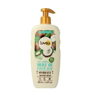 Bodylotion organic coconut oil for dry skin
