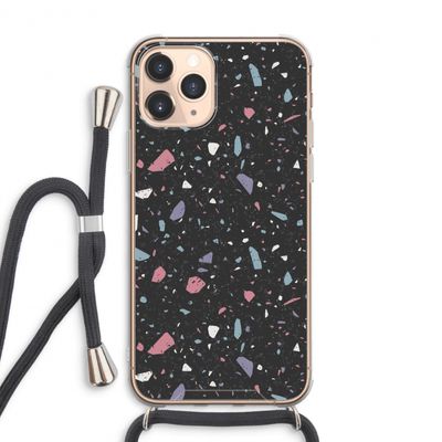 Terrazzo N°16: iPhone 11 Pro Max Transparant Hoesje met koord
