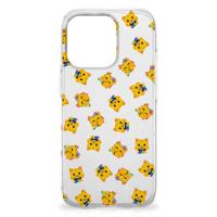 TPU bumper voor iPhone 16 Pro Max Katten Emojis