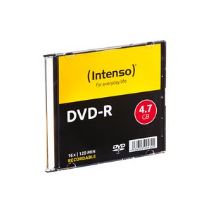 1x10 Intenso DVD-R 4.7GB 16x Speed. Slimcase