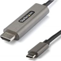 StarTech.com CDP2HDMM5MH video kabel adapter 5 m HDMI Type A (Standaard) USB Type-C Zwart, Zilver - thumbnail