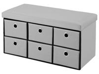 LIVARNO Opbergbank (Lichtgrijs)