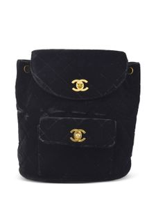 CHANEL Pre-Owned grand sac à dos Duma (années 1990-2000) - Noir