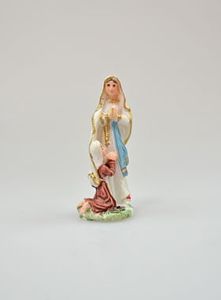 Beeldje Onze Lieve Vrouw van Lourdes en Heilige Bernadette - 6 cm - Spirituele beelden - Spiritueelboek.nl