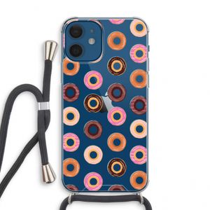 Donuts: iPhone 12 mini Transparant Hoesje met koord
